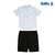 SaRa Boy's Set (BSP212PEK-White Printed), Baby Dress Size: 4-5 years
