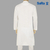 SaRa Men's Panjabi (MPJ152YJ-White), Size: L, 3 image