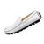 White Leather Loafer SB-S158, Size: 43, 4 image