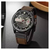 Curren 8301 - Chocolate Leather Analog Watch for Men, 2 image