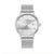 NAVIFORCE NF3008 Silver Mesh Stainless Steel Analog Watch For Couple - White & Silver, 4 image