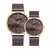 NAVIFORCE NF3008 Bronze Mesh Stainless Steel Analog Watch For Couple - RoseGold & Bronze