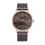 NAVIFORCE NF3008 Bronze Mesh Stainless Steel Analog Watch For Couple - RoseGold & Bronze, 4 image