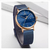 NAVIFORCE NF3008G Royal Blue Mesh Stainless Steel Analog Watch For Men - RoseGold & Royal Blue, 3 image