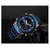 NAVIFORCE NF9138 Blue Stainless Steel Dual Time Wrist Watch For Men - Blue & RoseGold, 4 image