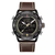NAVIFORCE NF9144 Dark Brown PU Leather Dual Time Wrist Watch For Men - Dark Brown & Black, 2 image