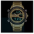 NAVIFORCE NF9138 Golden Stainless Steel Dual Time Wrist Watch For Men - Golden & Black, 4 image