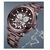 NAVIFORCE NF9158 Bronze Stainless Steel Chronograph Watch For Men - Purple & Bronze, 2 image