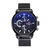 NF9068 - Black Stainless Steel Chronograph Watch for Men