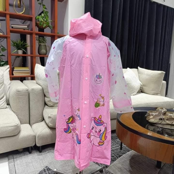 Kids' Raincoats -Pink Unicorn, Image: 7