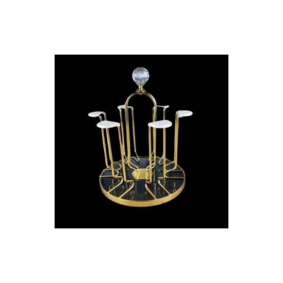 Glass Holder (Golden/Black)