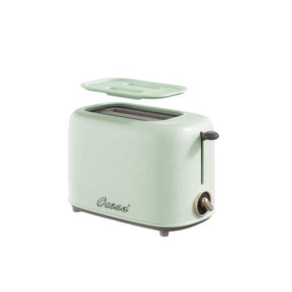 Ocean Bread Toaster 2 Slices with dust Cover - OBTC02W1