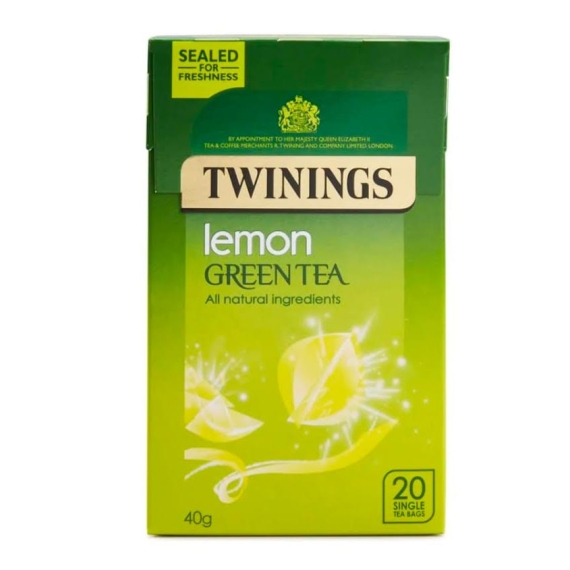 Twinings Lemon Green Tea (20 teabags, Country of Origin UK)